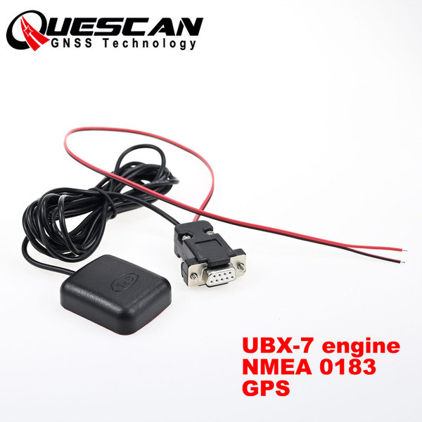 QUESCAN 5 В RS232 DB9 и кабель питания GPS-приемник Trimble NMEA 0183 ...