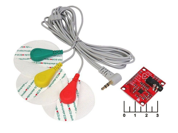 Радиоконструктор Arduino датчик ЭКГ AD8232 - купить с доставкой по ...