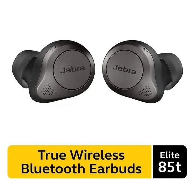 JabraНаушникибеспроводныесмикрофономJabraElite85T,Bluetooth,черный