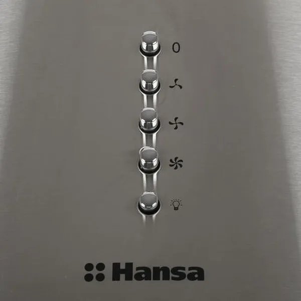 Вытяжка каминная 60см Hansa OKP6222MH, серебристая, механическое управление #4