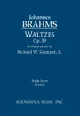 Waltzes, Op. 39 - Study score - Johannes Brahms
