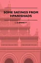 Some Sayings From Upanishads - L. D. Barnett