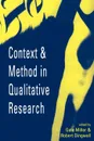 Context and Method in Qualitative Research - Robert Dingwall, Gale Miller