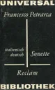 Francesco Petrarca. Sonette - Francesco Petrarca