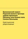 Балахнинской округи Пырской волости прихода церкви Архангела Михаила села Козино попа Семена Васильева - Наталья Козлова