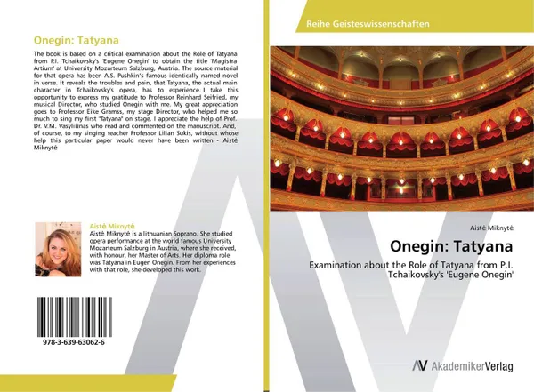 Обложка книги Onegin: Tatyana, Aistė Miknytė