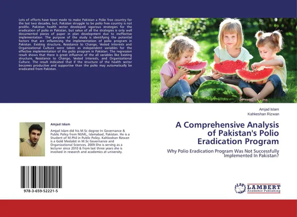 Обложка книги A Comprehensive Analysis of Pakistan's Polio Eradication Program, Amjad Islam and Kahkeshan Rizwan