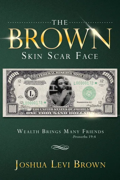 Обложка книги The Brown Skin Scar Face. Wealth Brings Many Friends Proverbs 19:4, Joshua Levi Brown