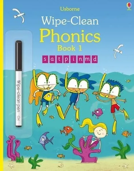 Обложка книги Wipe-Clean Phonics: Book 1, Mairi Mackinnon