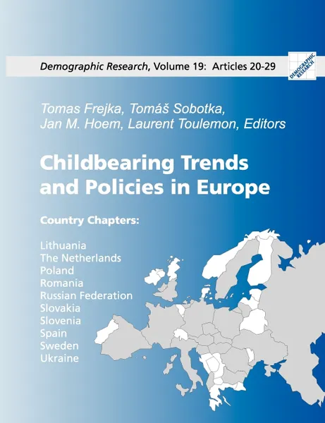 Обложка книги Childbearing Trends and Policies in Europe, Book III, Tomas Frejka, Tomás Sobotka, Jan M. Hoem