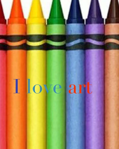 Обложка книги I love art crayon creative mega   blank coloring book 480 pages 8x10, Michael Huhn, Sir Michael huhn