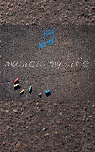 Обложка книги music is my life Creative Blank Journal, Sir michael Huhn