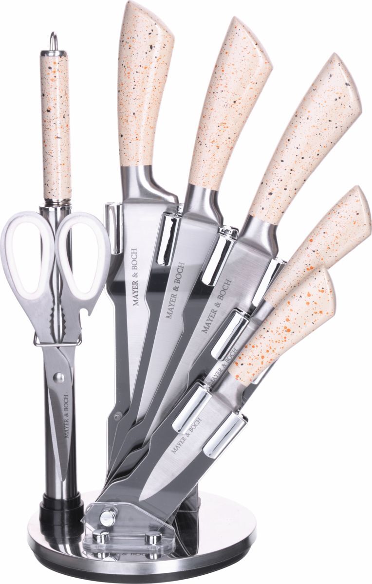  кухонных ножей Mayer&Boch, Нержавеющая сталь, 8 предметов  .