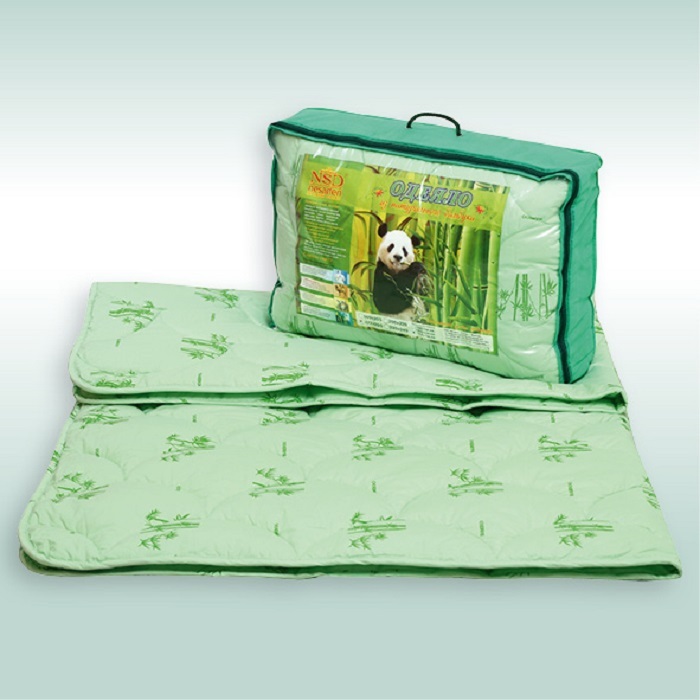 фото Одеяло "Бамбук" чемодан 1.5 спальное , облегченное