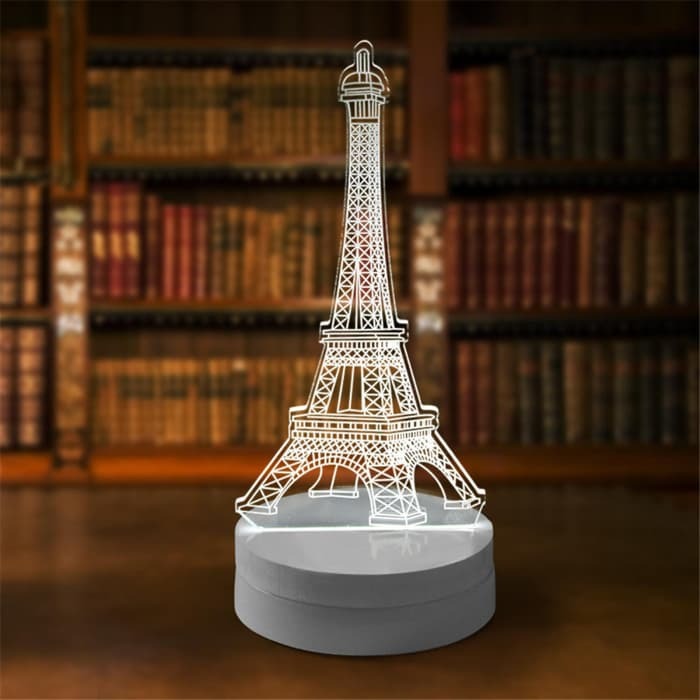 фото 3D светильник-ночник Эйфелева Башня JESELVIP