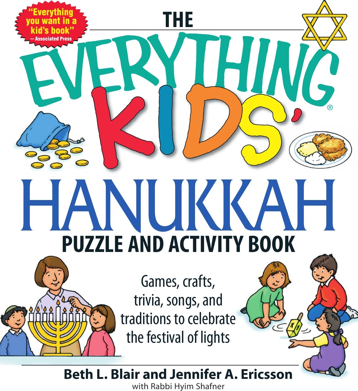 Everything for children. Activity book for Kids. Hannukah Kids presents.