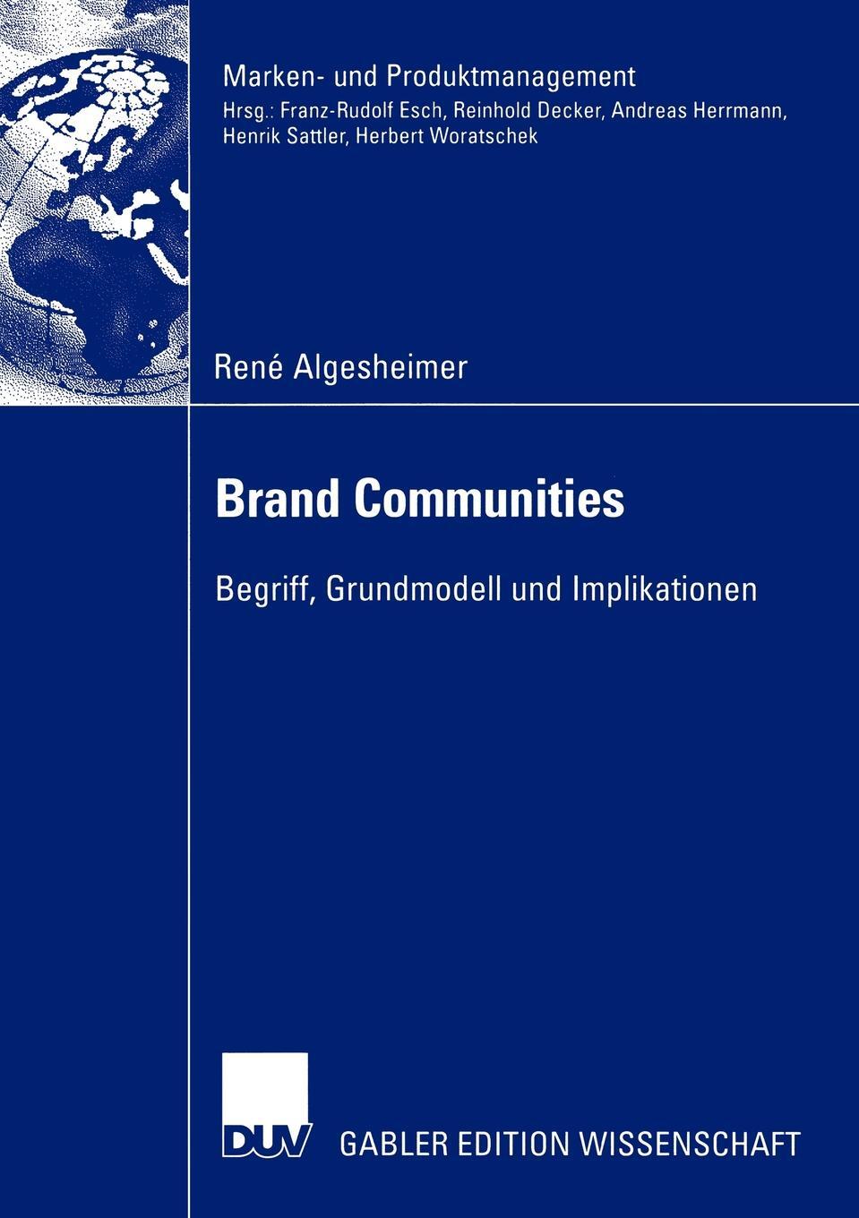 фото Brand Communities. Begriff, Grundmodell und Implikationen