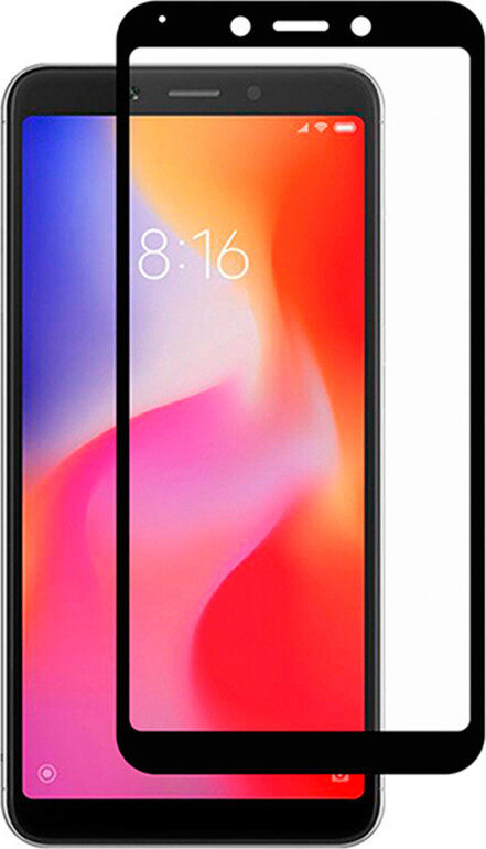 фото Защитное стекло Nuobi 0.3mm 9H для Xiaomi Redmi 6A (11D), Black