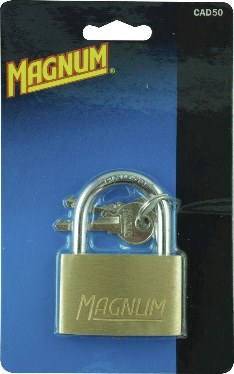 фото Навесной замок MAGNUM W50 лат/зак.ст 2к Masterlock