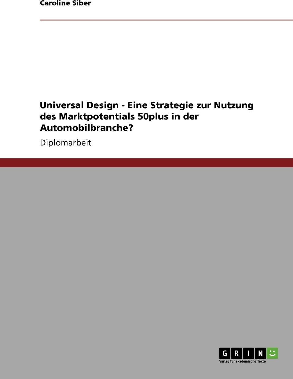 фото Universal Design - Eine Strategie zur Nutzung des Marktpotentials 50plus in der Automobilbranche?