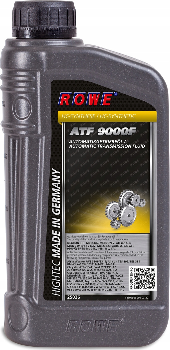 фото ROWE HIGHTEC ATF 9000F 1л