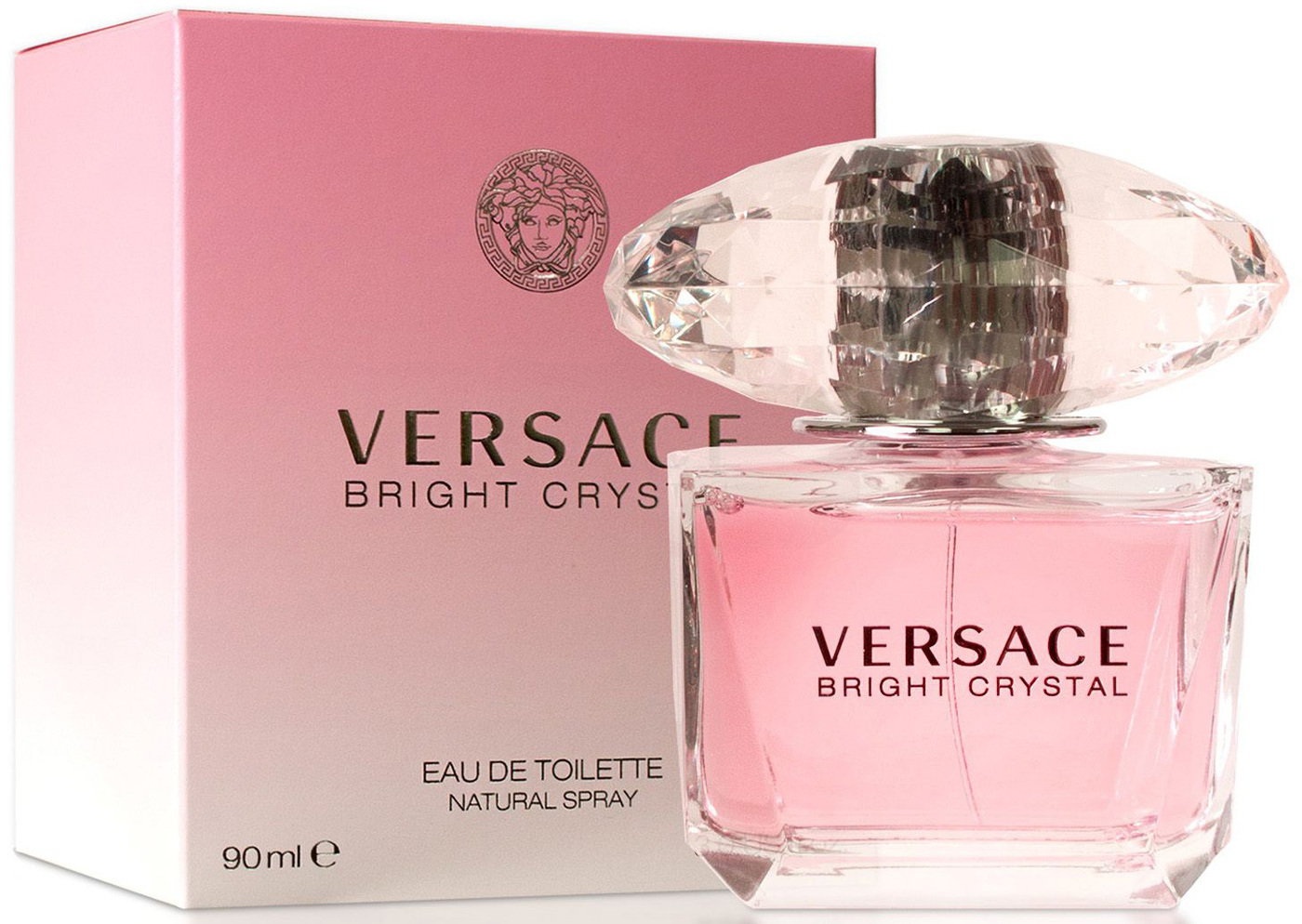 Versace crystal женские. Версаче Брайт Кристалл 90 мл. Туалетная вода Bright Crystal Versace 90ml. Versace - Bright Crystal Eau de Toilette 90 мл. Versace Bright Crystal Версаче Брайт духи 90мл.