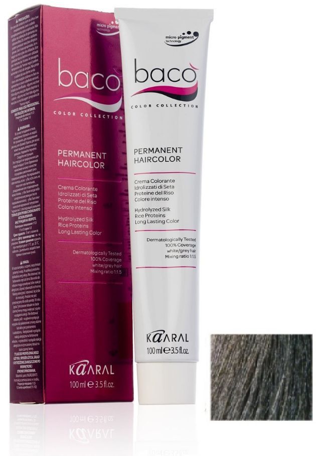 Характеристики KAARAL Крем-краска Baco COLOR COLLECTION с гидролизатами ...