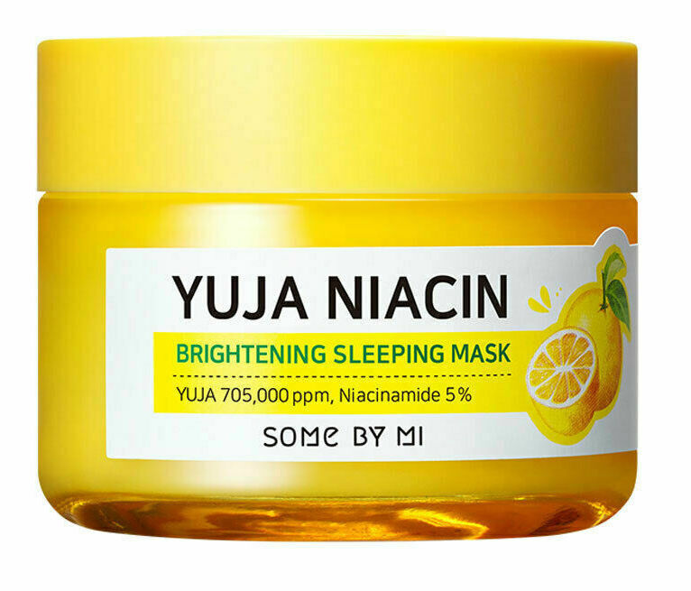 SOME BY MI Ночная маска для лица с экстрактом юдзу YUJA NIACIN BRIGHTENING SLEEPING MASK, 60г - изображение