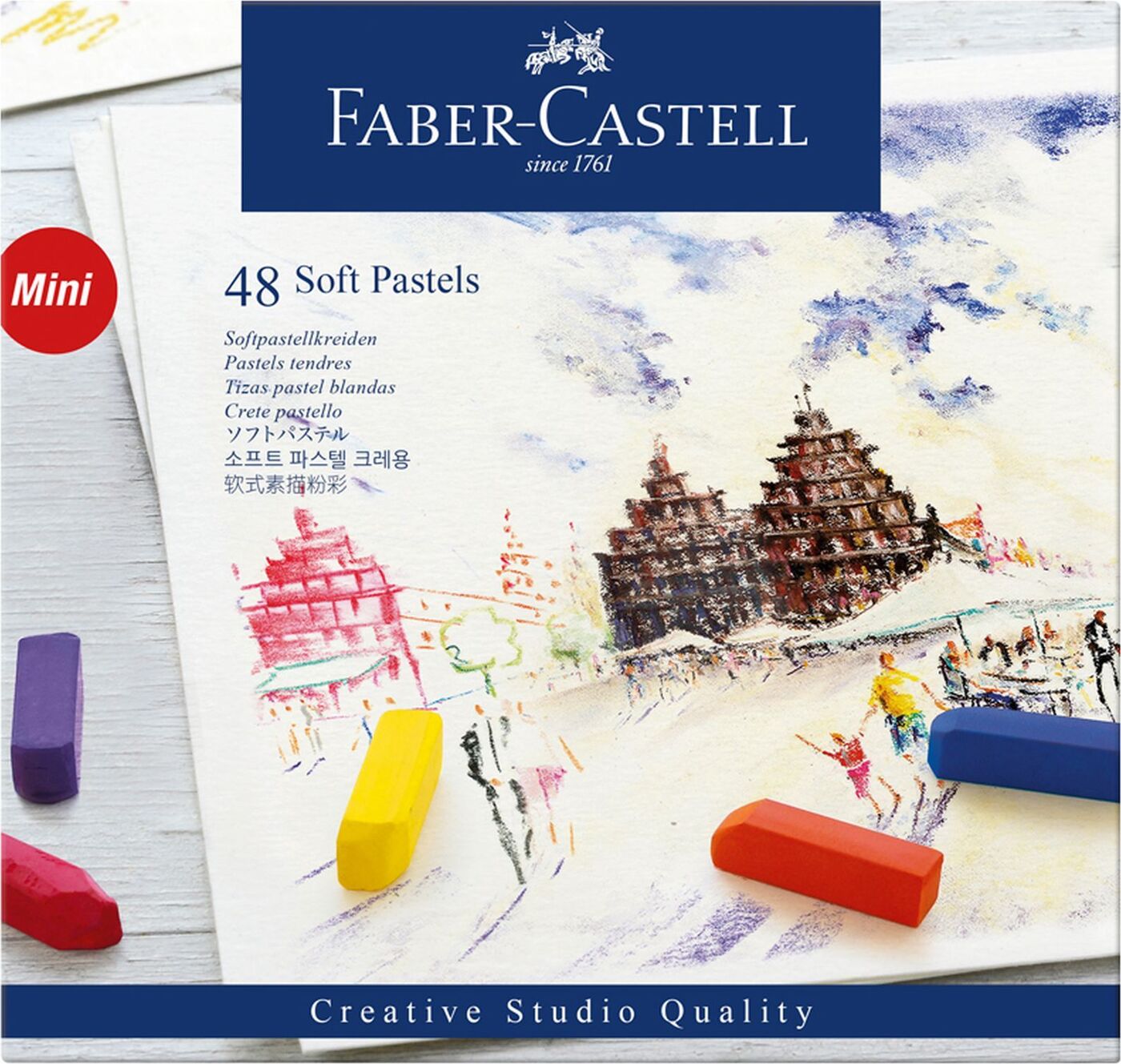 Мягкие мини-мелки Faber-Castell