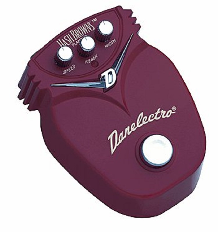 Педаль эффектов гитарная, фленджер Danelectro DJ8 Hash Brown Flanger 