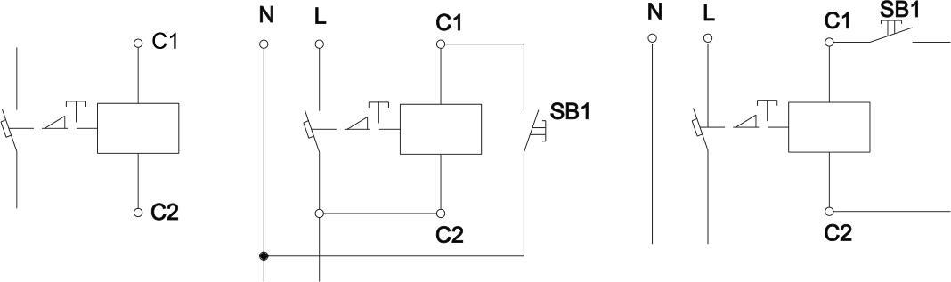 Схема подключения расцепителя s2c a2