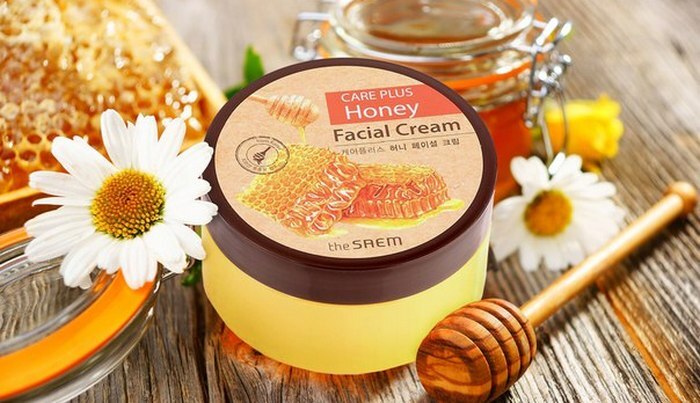 The Saem Медовый крем для лица Natural Daily Honey Facial Cream, 200 мл. 