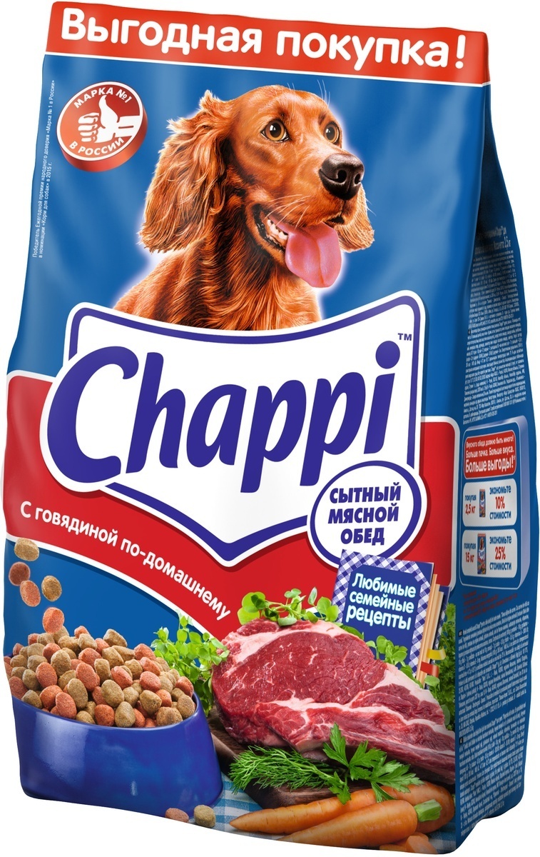 Корм сухой для собак Chappi
