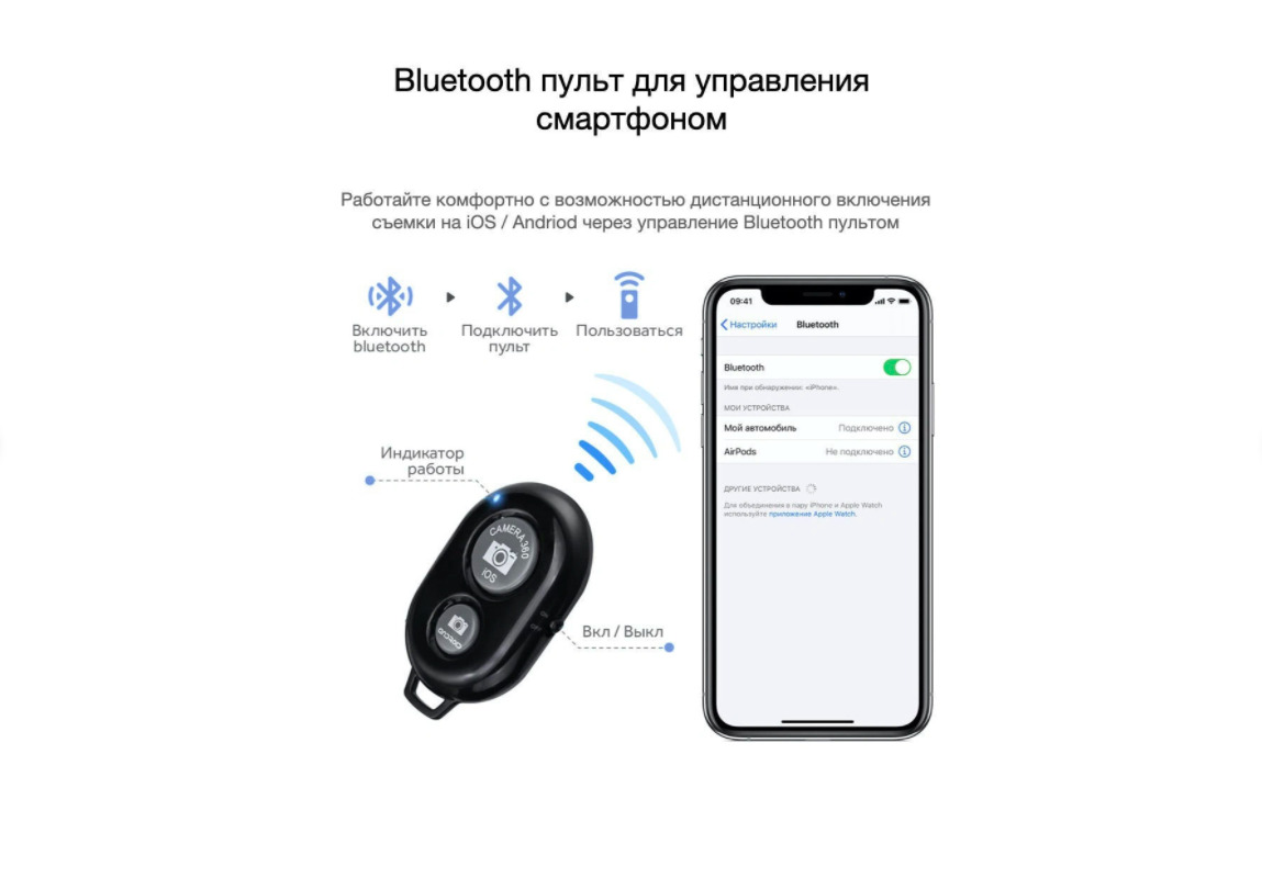 Пульт Bluetooth Для Смартфона Купить