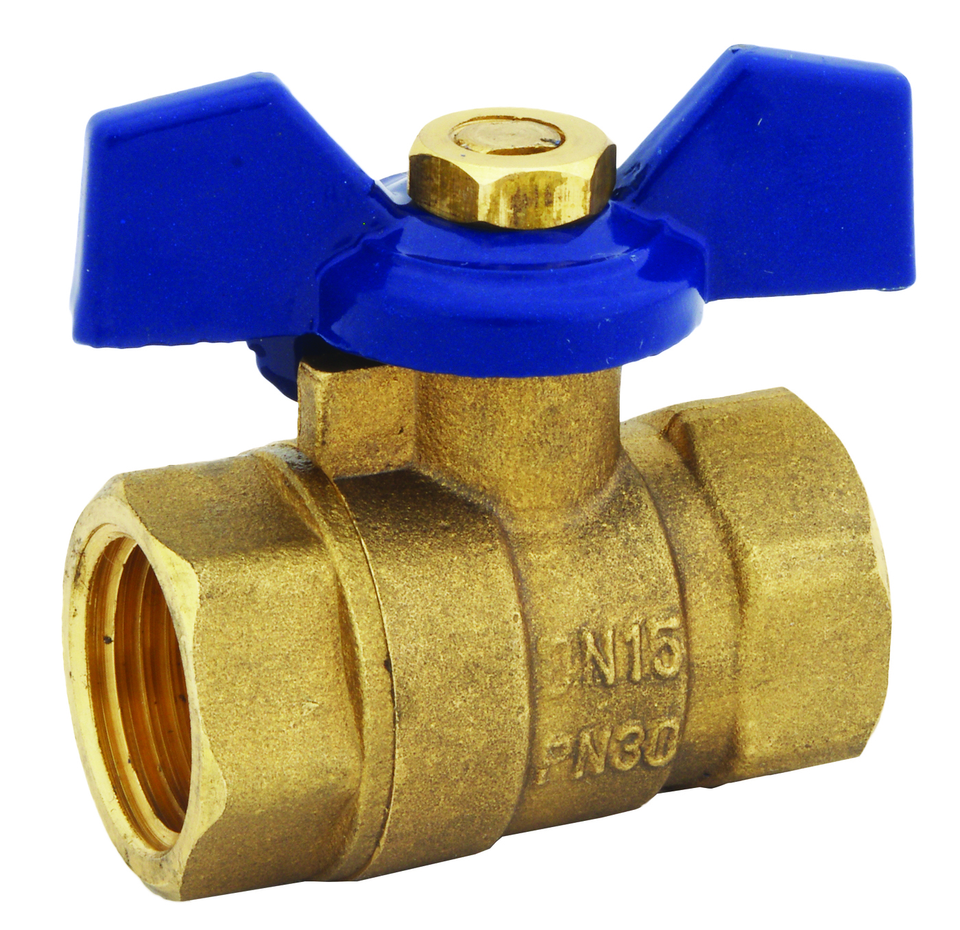 Кран шаровой латунь 1 -2\" бабочка, гайка-гайка \"Rm\" купить по низкой ...