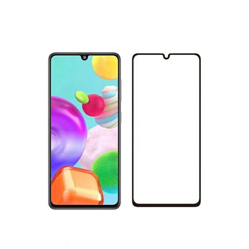 Защитное стекло Самсунг Галакси А41 для Samsung Galaxy A41, цвет рамки ...