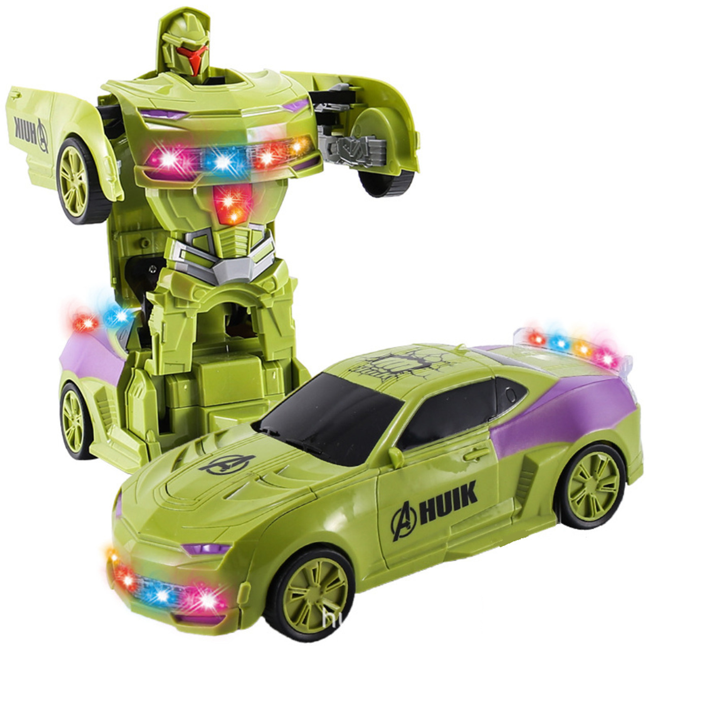 Игрушка трансформер "Robot Change Car" Халк Nasplus, зеленый — купить в ...