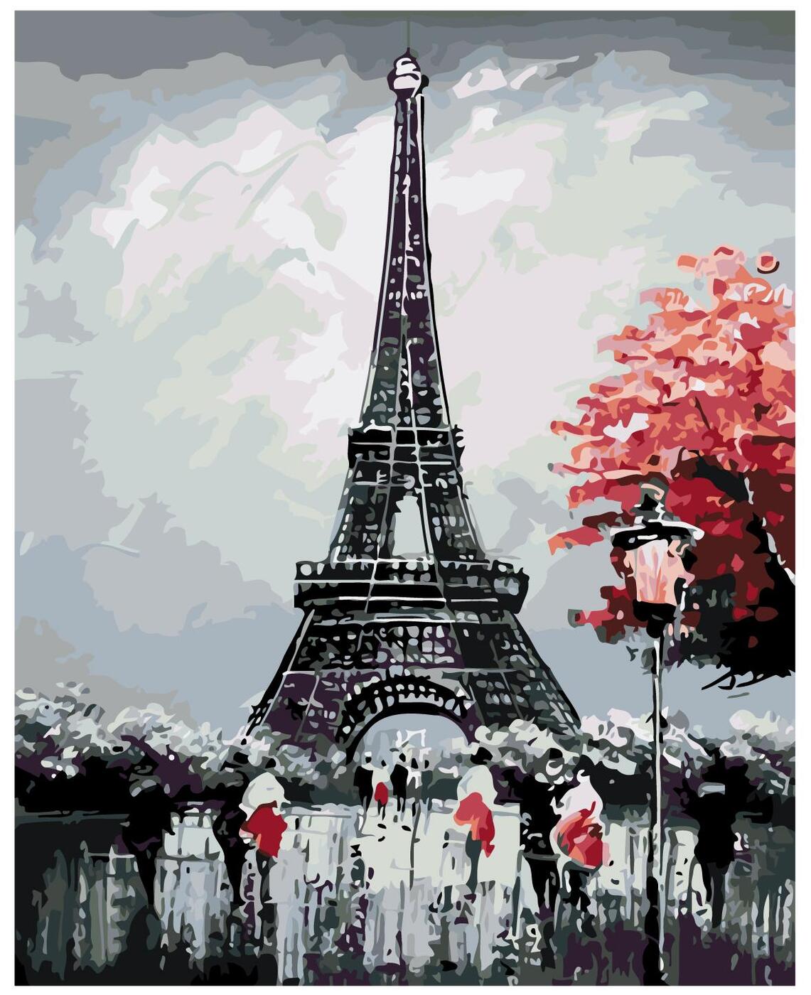 Париж арт рисунок