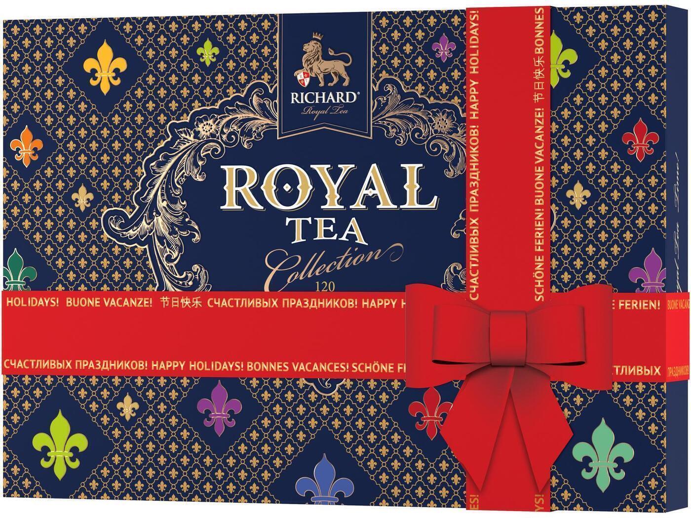 Richard royal tea collection ассорти. Чай Richard Royal Tea collection. :Чай Ричард Роял ти коллекшн ассорти 120пак. Набор чая Ройал ассорти Ричард Роял.