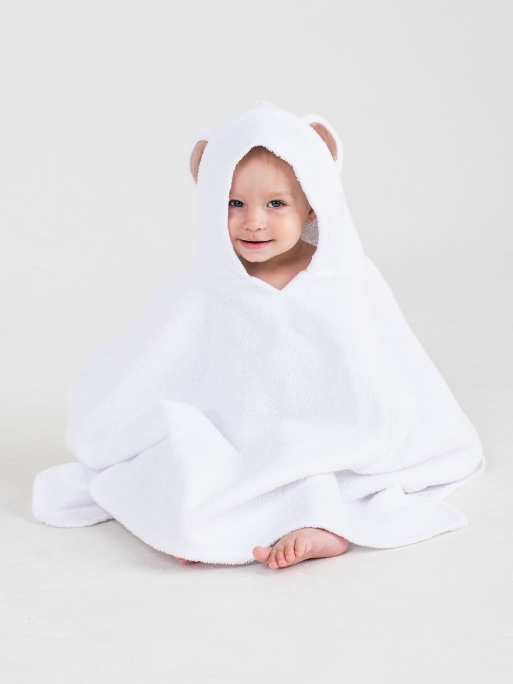 BabyBunny Полотенце детское с капюшоном 76x137 см, 