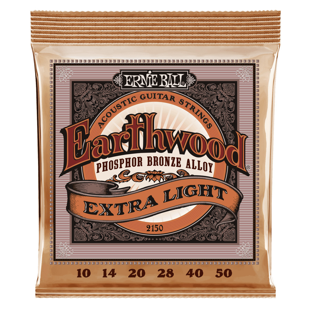 Ernie Ball 2150 Earthwood Phosphor Bronze струны для акустической гитары