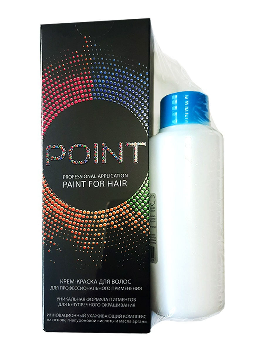 Характеристики POINT. ПРОМО Краска для волос для проф.прим., тон №1.1 ...
