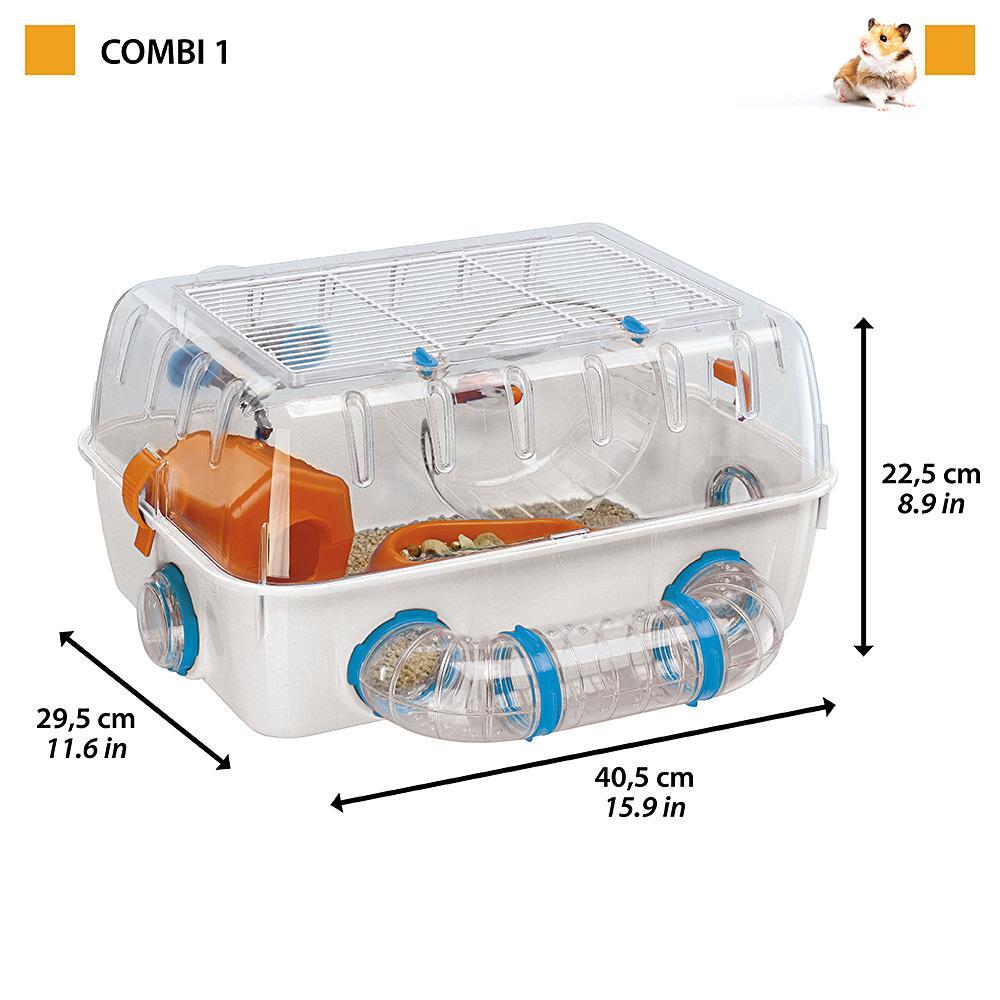 Клетка Ferplast Combi 01 для хомяков ( 40,5x29,5x22,5см)