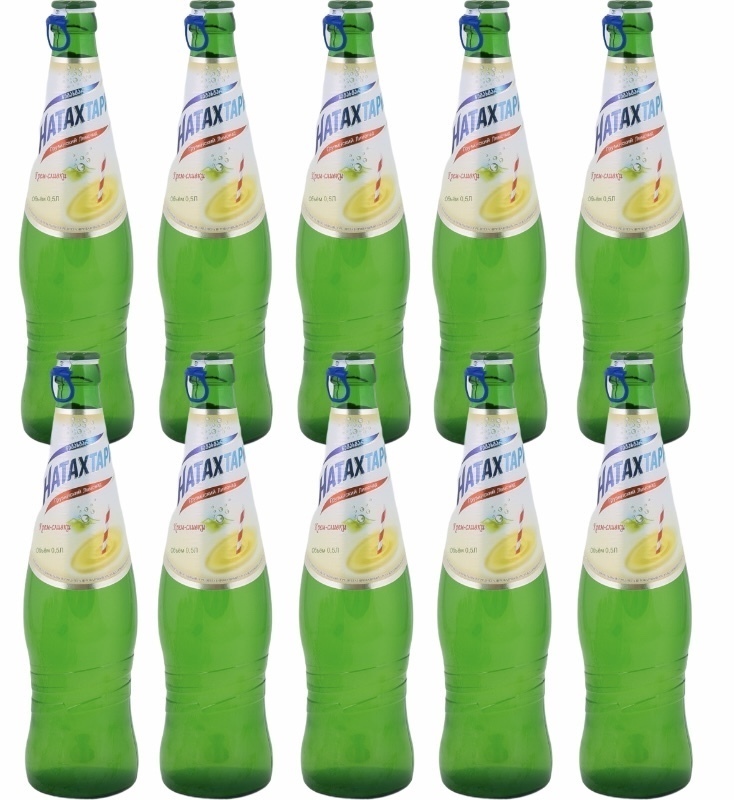 Лимонад Натахтари, Крем-сливки, 0,5 л, Упаковка 10 шт., стекло — купить ...