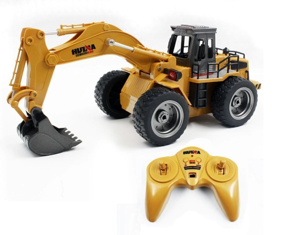 Радиоуправляемый экскаватор HUI NA TOYS масштаб 1/18 - HN1530 (2.4 гГц ...