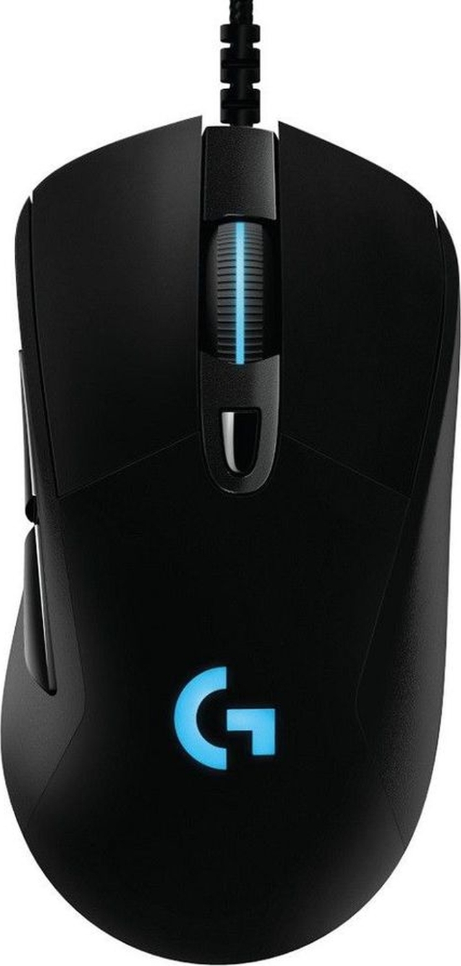 Logitech G Игровая мышь проводная G403 Hero, черный