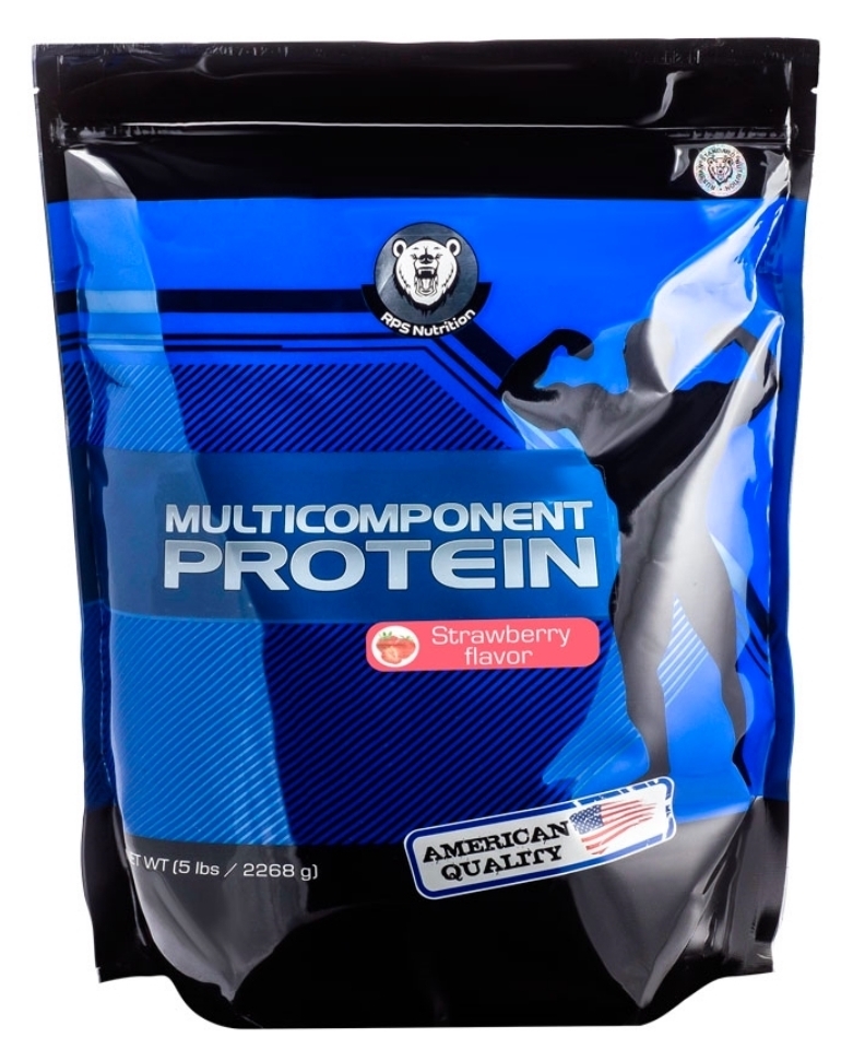 Многокомпонентный протеин RPS Nutrition Multicomponent Protein 2268 г клубника