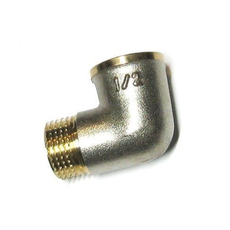 Уголок латунь 1/2 Jif внутренняя-наружная резьба, jif-15-g-sh-prof-1sht ...