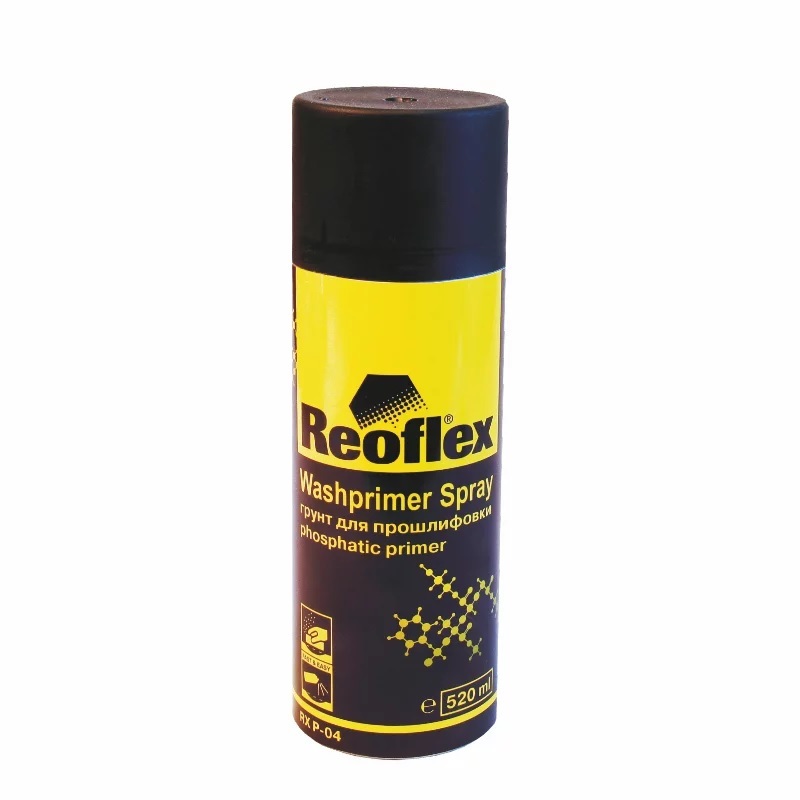 REOFLEX Грунт для прошлифовки аэрозоль Washprimer Spray RX P-04 (серый)