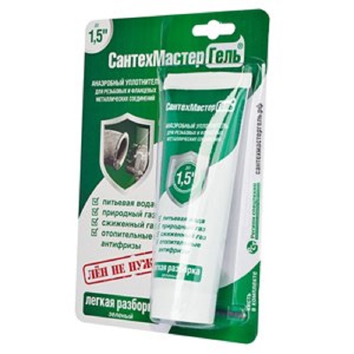 Резьбовой герметик \"СантехМастерГель\" (зелёный) (60 гр.) - купить в ...